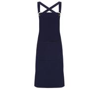 (One Size, Navy) Premier Barista Cross Back Full Apron