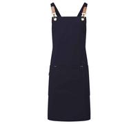 (One Size, Navy) Premier Cross Back Clip Bib Apron