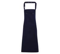 (One Size, Navy) Premier Unisex Adult Twill Chino Full Apron