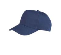 Result Men's Boston 5 Panel Baseball Cap in Navy Result Navy One Size