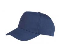 (One Size, Navy) Result Headwear Childrens/Kids Boston 65/35 Polycotton Cap