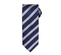 Premier Men's Waffle Stripe Formal Business Tie in Navy Premier Navy One Size