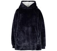 Trespass Unisex Adult Cosiness Oversized Hoodie Blanket - Navy - Size: 32/38/36/34/40/30/54/56/42/44/50/48/46/52/24/28/10/16/18/20/22/26/2/4/8/12/6/14