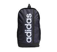 (One Size, Navy/White Print) Adidas Linear Backpack