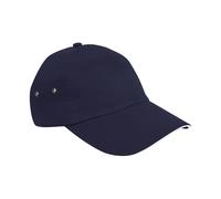 (One Size, Navy/White) Result Headwear Unisex Adult Printers Plush Cotton 5 Panel Cap