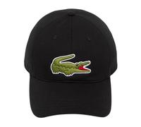 (One Size, Noir) Lacoste Mens Embroidered Logo Baseball Cap