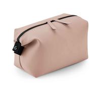 (One Size, Nude Pink) Bagbase Matte PU Toiletry Bag