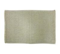 (One Size, Oatmeal) The Linen Yard Loft Rectangular Bath Mat
