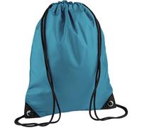 (One Size, Ocean Blue) Bagbase Premium Gymsac Water Resistant Bag (11 Litres)