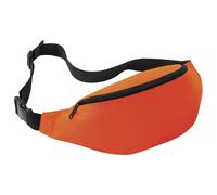 (One Size, Orange) Bagbase Adjustable Belt Bag (2.5 Litres) (Pack of 2)