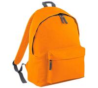 (One Size, Orange/Graphite Grey) Bagbase Original Plain Backpack