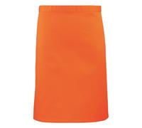 (One Size, Orange) Premier Colours Mid Length Apron