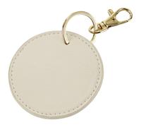 Bagbase Boutique Circular Leather-Look PU Keyclip in Natural Bagbase Natural One Size