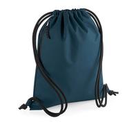 (One Size, Petrol Blue) Bagbase Unisex Adult Recycled Drawstring Bag