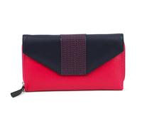 (One Size, Pink/Navy) Eastern Counties Leather Sofia Leather Purse
