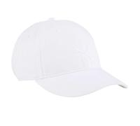 Puma Unisex Adult Premium Essential Classic Logo Baseball Cap - Puma White - One Size - Puma White - 100% Mixed