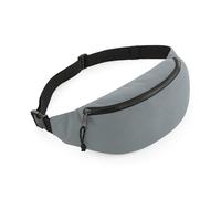 (One Size, Pure Grey) BagBase Unisex Recycled Belt Bag