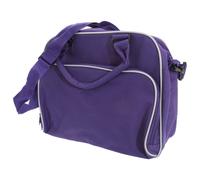 (One Size, Purple/Light Grey) Bagbase Compact Junior Dance Messenger Bag (15 Litres)