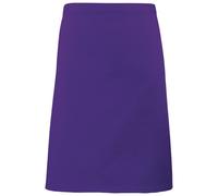 (One Size, Purple) Premier Colours Mid Length Apron