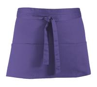 (One Size, Purple) Premier Ladies/Womens Colours 3 Pocket Apron / Workwear