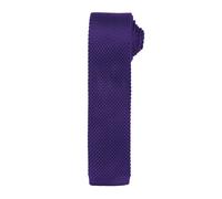 (One Size, Purple) Premier Mens Slim Textured Knit Effect Tie