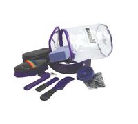 (One Size, Purple) Roma 9 Piece Cylinder Grooming Kit