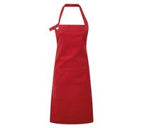 Premier Calibre Heavy Canvas Pocket Apron in Red Premier Red