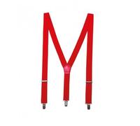 (One Size, Red) Premier Mens Clip On Braces