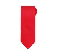 (One Size, Red) Premier Mens Micro Waffle Formal Work Tie (Pack of 2)