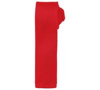 (One Size, Red) Premier Unisex Adult Slim Knitted Tie