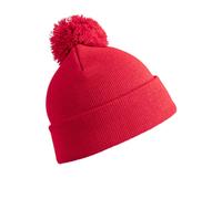 (One Size, Red) Result Womens/Ladies Winter Essentials Pom Pom Beanie