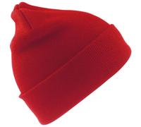 Result Men's Wooly Heavyweight Knit Thermal Winter Ski Hat in Red Result Red One Size
