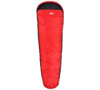 (One Size, Red) Trespass Sleeping Bag 3 Season Mummy Shape Doze