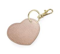 Bagbase Boutique Heart Key Clip in Rose Gold Bagbase Rose Gold One Size