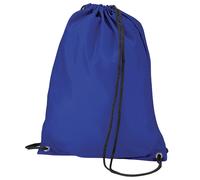 Bagbase Men's Budget Water Resistant Sports Gymsac Drawstring Bag (11 Litres) in Royal Bagbase Royal
