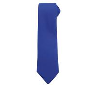 (One Size, Royal Blue) Premier Plain Polyester Tie