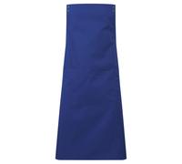 (One Size, Royal Blue) Premier Unisex Adult Swap & Pop Customizable Full Apron