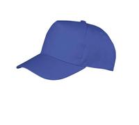 (One Size, Royal Blue) Result Boston 5 Panel Baseball Cap