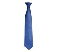 Premier Men's Fashion "Colours" Work Clip On Tie in Royal Premier Royal One Size