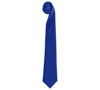 (One Size, Royal) Premier Tie - Men Plain Work Tie