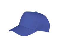 (One Size, Royal) Result Unisex Core Boston 5 Panel Printers Baseball Cap (Pack of 2)