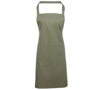 (One Size, Sage) Premier Ladies/Womens Colours Bip Apron With Pocket / Workwear