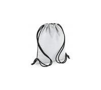 (One Size, Silver) Bagbase Unisex Adult 15L Drawstring Bag