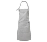 Premier Calibre Heavy Canvas Pocket Apron in Silver Premier Silver