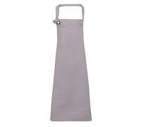 Premier Calibre Heavy Cotton Canvas Bib Apron in Silver Premier Silver