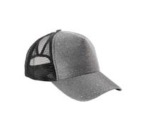 (One Size, Silver) Result Headwear Unisex Adult New York Sparkle Trucker Cap