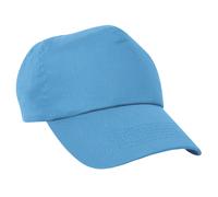 (One Size, Sky Blue) Result Unisex Childrens/Kids Plain Basebll Cap (Pack of 2)