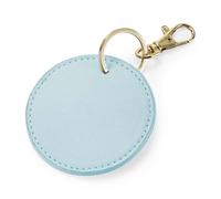 Bagbase Boutique Circular Key Clip in Blue Bagbase Blue One Size