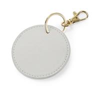 Bagbase Boutique Circular Key Clip in Light Grey Bagbase Light Grey One Size