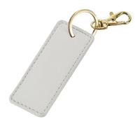 Bagbase Boutique Leather-Look PU Keyclip in Light Grey Bagbase Light Grey One Size